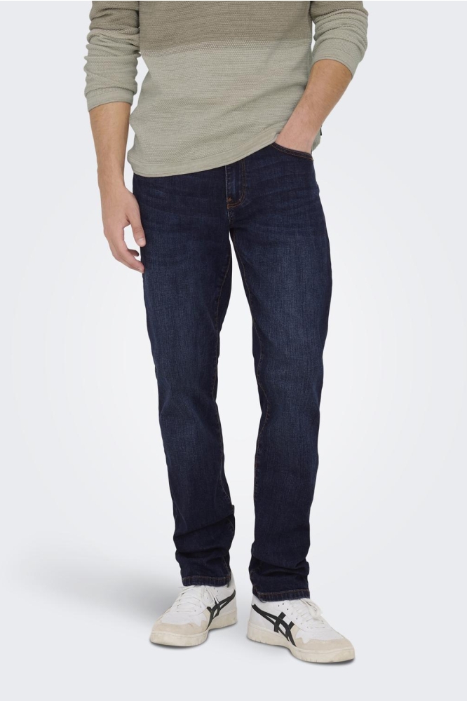 ONSWEFT REG.DK. BLUE 6752 DNM JEANS 22026752 DARK BLUE DENIM